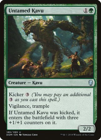 Untamed Kavu [Dominaria] | Mindsight Gaming