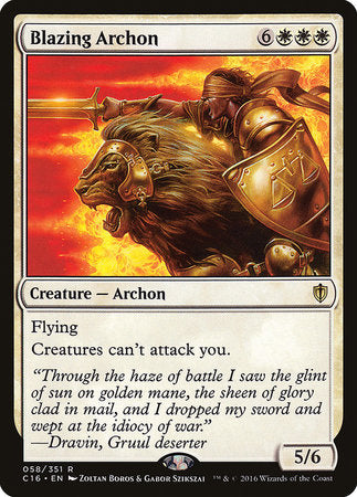 Blazing Archon [Commander 2016] | Mindsight Gaming