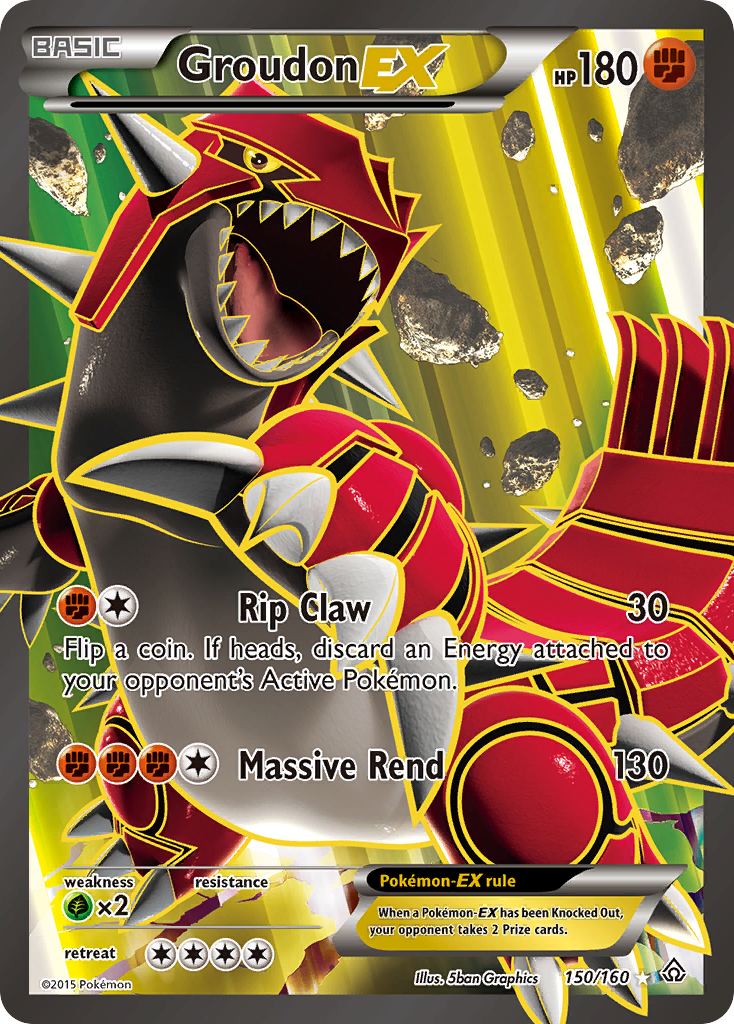 Groudon EX (150/160) [XY: Primal Clash] | Mindsight Gaming