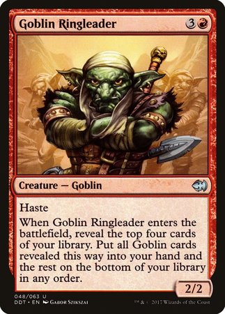 Goblin Ringleader [Duel Decks: Merfolk vs. Goblins] | Mindsight Gaming