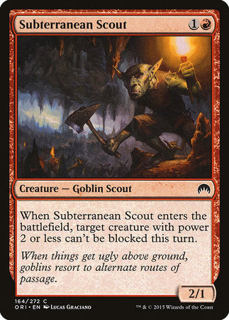 Subterranean Scout [Magic Origins] | Mindsight Gaming