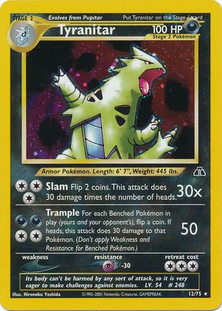 Tyranitar (12/75) [Neo Discovery Unlimited] | Mindsight Gaming