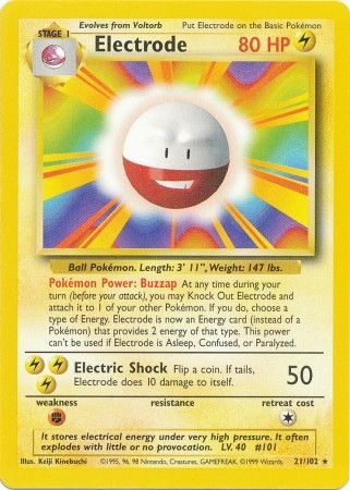 Electrode (21/102) [Base Set Unlimited] | Mindsight Gaming