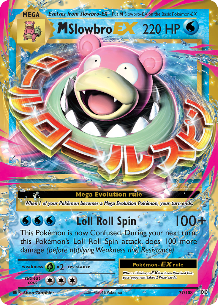 M Slowbro EX (27/108) [XY: Evolutions] | Mindsight Gaming