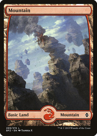 Mountain (269) - Full Art [Battle for Zendikar] | Mindsight Gaming