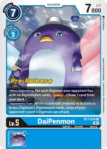 DaiPenmon [BT7-024] [Next Adventure Pre-Release Cards] | Mindsight Gaming