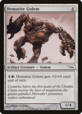 Hematite Golem [Mirrodin] | Mindsight Gaming