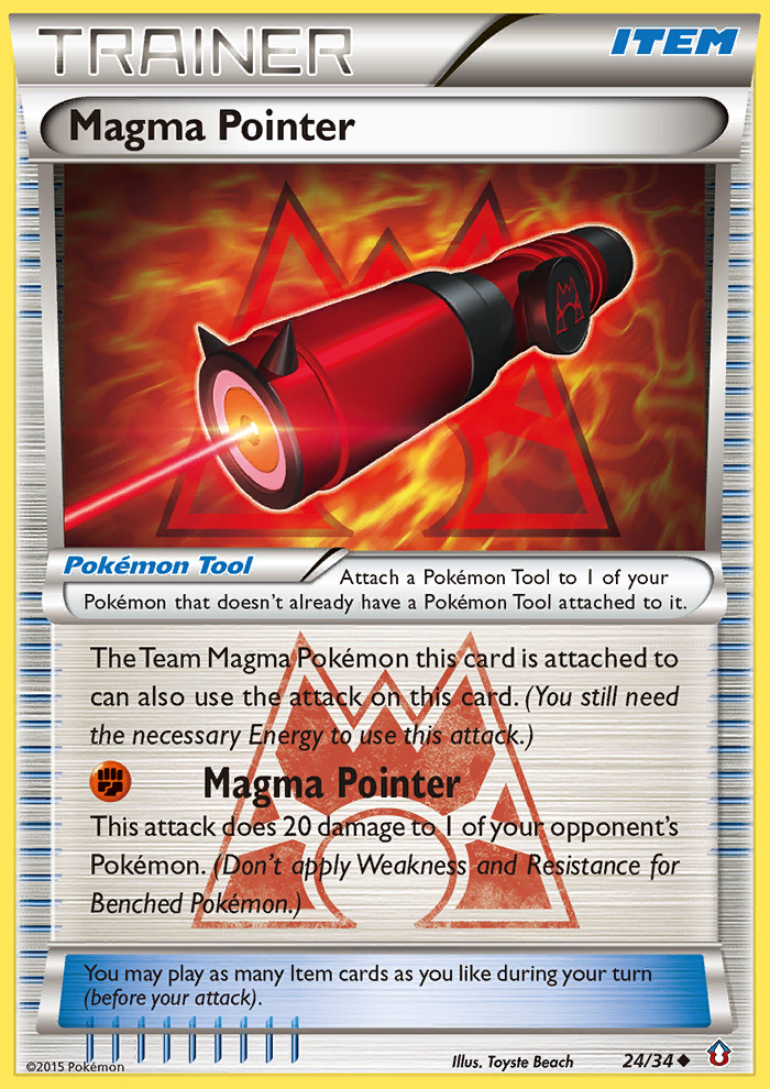 Magma Pointer (24/34) [XY: Double Crisis] | Mindsight Gaming