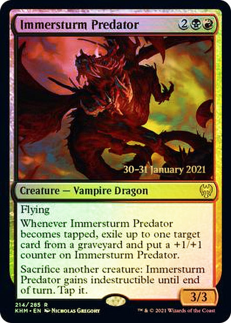 Immersturm Predator  [Kaldheim Prerelease Promos] | Mindsight Gaming