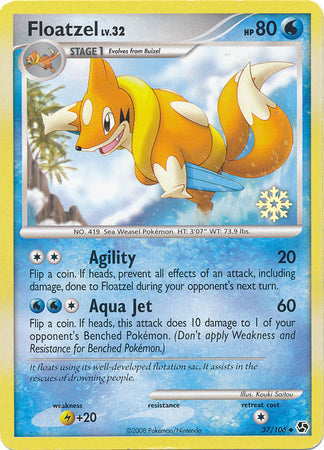 Floatzel (37/106) [Countdown Calendar Promos] | Mindsight Gaming