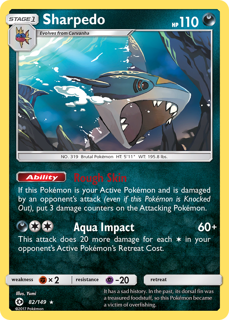 Sharpedo (82/149) [Sun & Moon: Base Set] | Mindsight Gaming