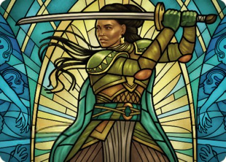 Shanna, Purifying Blade Art Card 2 [Dominaria United Art Series] | Mindsight Gaming