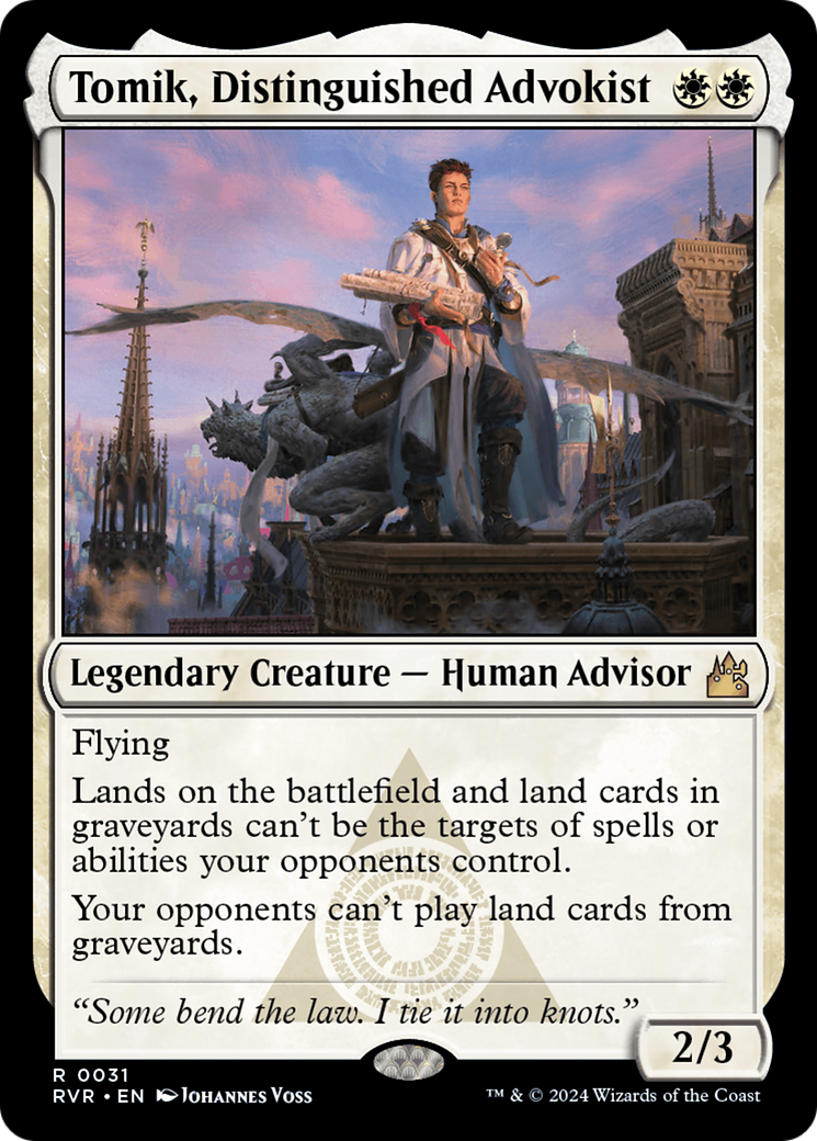 Tomik, Distinguished Advokist [Ravnica Remastered] | Mindsight Gaming