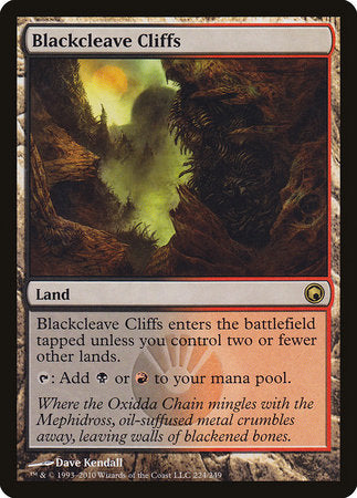 Blackcleave Cliffs [Scars of Mirrodin] | Mindsight Gaming