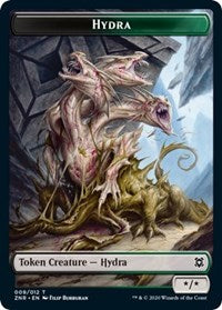 Hydra // Illusion Double-sided Token [Zendikar Rising Tokens] | Mindsight Gaming