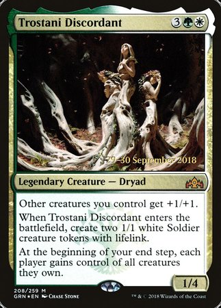 Trostani Discordant [Guilds of Ravnica Promos] | Mindsight Gaming