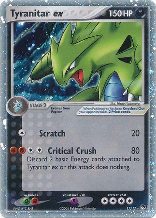 Tyranitar ex (17/17) (Holo) [POP Series 1] | Mindsight Gaming