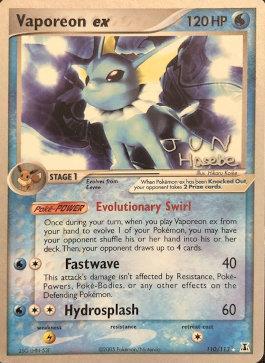 Vaporeon ex (110/113) (Flyvees - Jun Hasebe) [World Championships 2007] | Mindsight Gaming