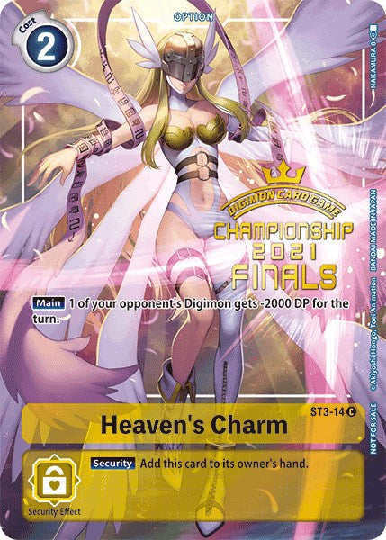 Heaven's Charm [ST3-14] (2021 Championship Finals Tamer's Evolution Pack) [Starter Deck: Heaven's Yellow Promos] | Mindsight Gaming