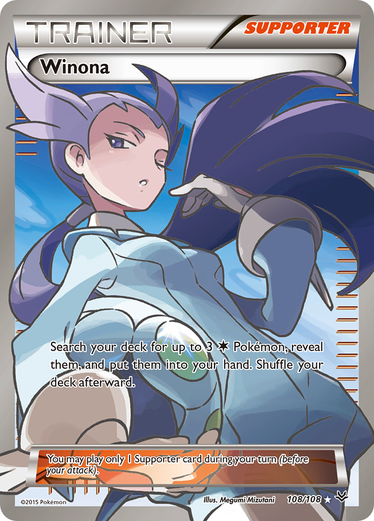 Winona (108/108) [XY: Roaring Skies] | Mindsight Gaming