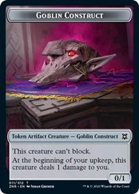 Goblin Construct // Kor Warrior Double-sided Token [Zendikar Rising Tokens] | Mindsight Gaming