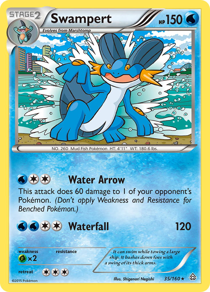 Swampert (35/160) [XY: Primal Clash] | Mindsight Gaming