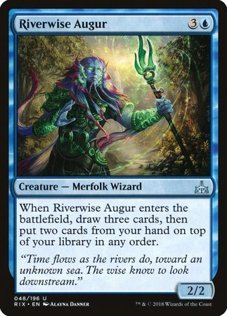 Riverwise Augur [Rivals of Ixalan] | Mindsight Gaming