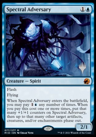 Spectral Adversary (Promo Pack) [Innistrad: Midnight Hunt Promos] | Mindsight Gaming