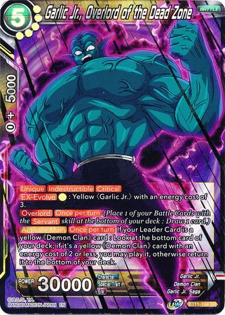 Garlic Jr., Overlord of the Dead Zone (SPR) [BT11-104] | Mindsight Gaming