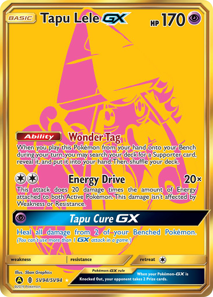 Tapu Lele GX (SV94/SV94) [Sun & Moon: Hidden Fates - Shiny Vault] | Mindsight Gaming