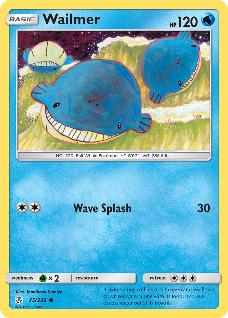 Wailmer (45/236) [Sun & Moon: Cosmic Eclipse] | Mindsight Gaming