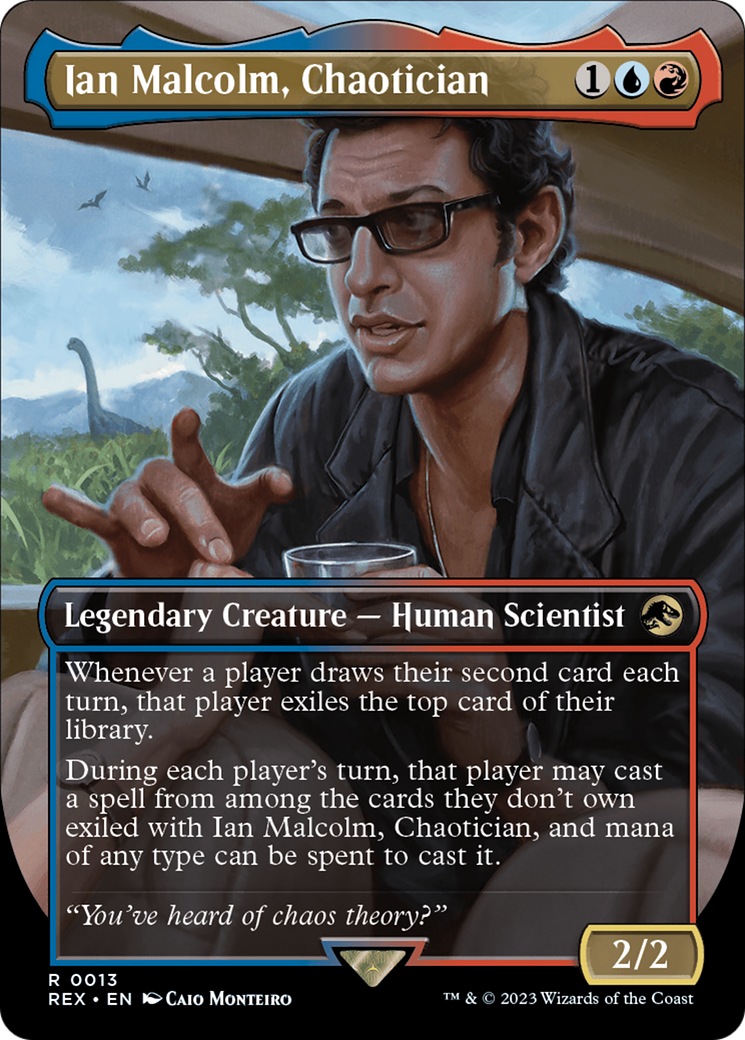 Ian Malcolm, Chaotician (Borderless) [Jurassic World Collection] | Mindsight Gaming