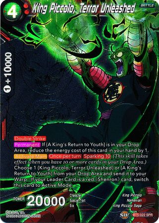 King Piccolo, Terror Unleashed (SPR) (BT5-022) [Miraculous Revival] | Mindsight Gaming
