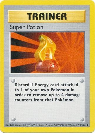 Super Potion (90/102) [Base Set Shadowless Unlimited] | Mindsight Gaming