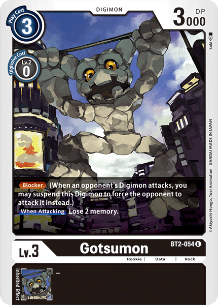 Gotsumon [BT2-054] [Release Special Booster Ver.1.0] | Mindsight Gaming