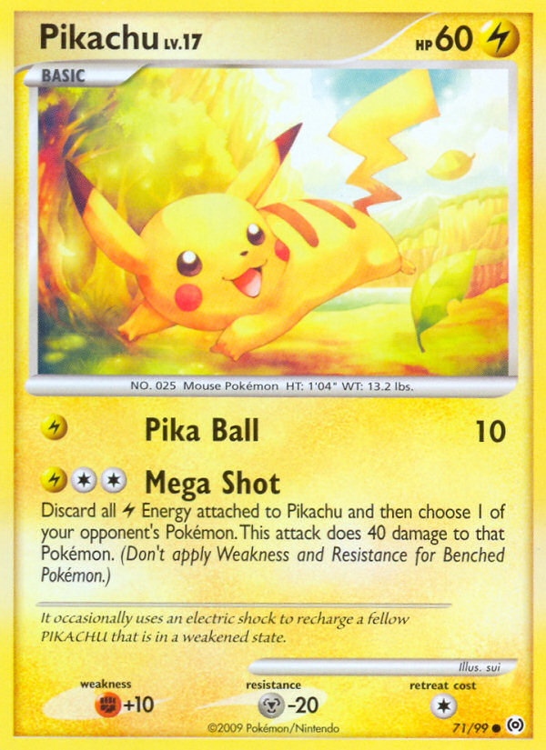 Pikachu (71/99) [Platinum: Arceus] | Mindsight Gaming