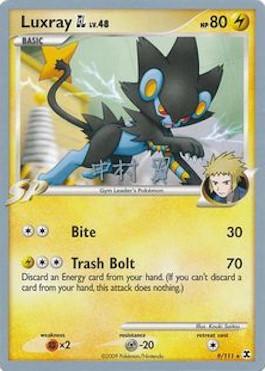 Luxray GL LV.48 (9/111) (Crowned Tiger - Tsubasa Nakamura) [World Championships 2009] | Mindsight Gaming