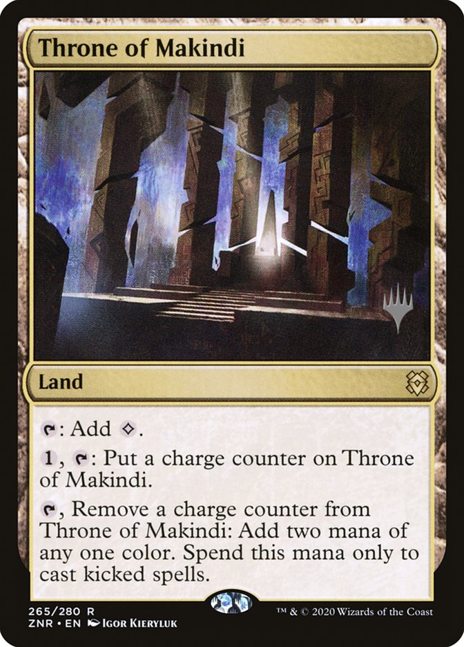 Throne of Makindi (Promo Pack) [Zendikar Rising Promos] | Mindsight Gaming