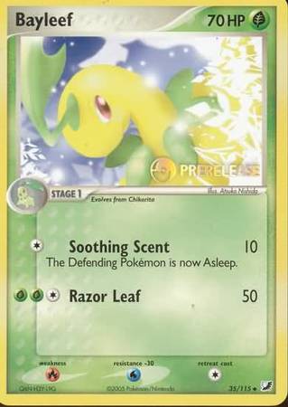 Bayleef (35/115) (Prerelease Promo) [Nintendo: Black Star Promos] | Mindsight Gaming