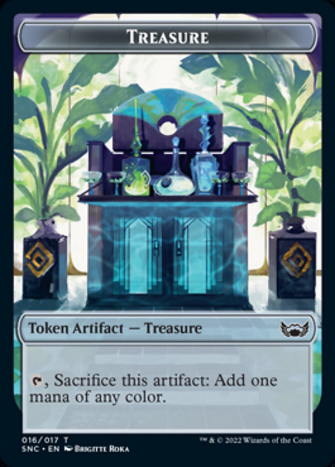 Treasure Token (016) [Streets of New Capenna Tokens] | Mindsight Gaming