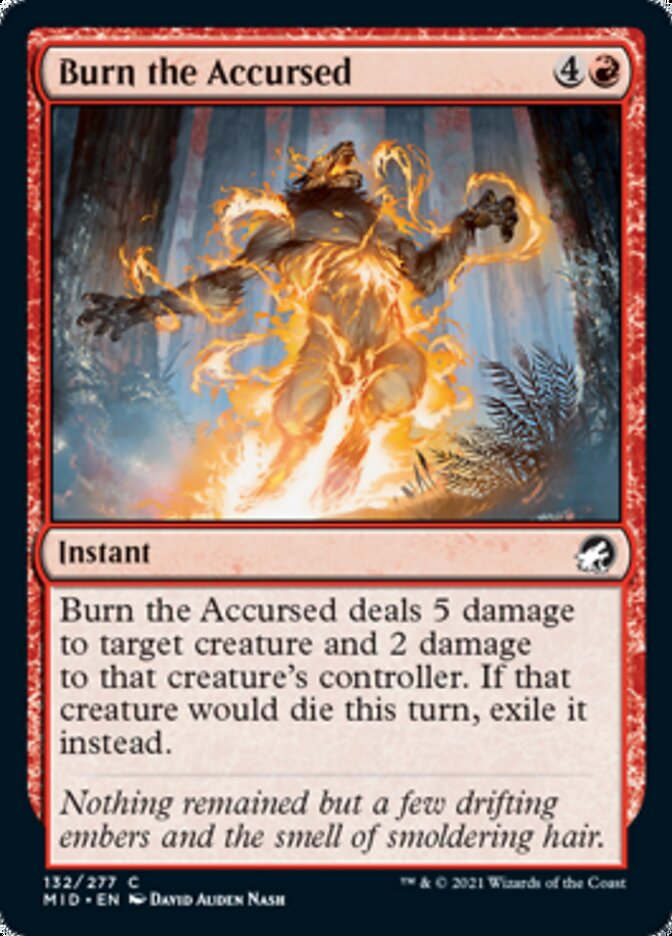 Burn the Accursed [Innistrad: Midnight Hunt] | Mindsight Gaming