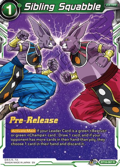 Sibling Squabble (BT16-067) [Realm of the Gods Prerelease Promos] | Mindsight Gaming