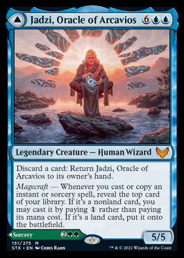 Jadzi, Oracle of Arcavios // Journey to the Oracle [Strixhaven: School of Mages] | Mindsight Gaming