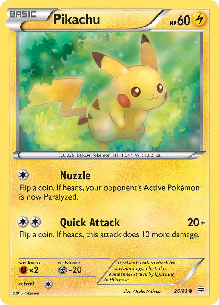 Pikachu (26/83) [XY: Generations] | Mindsight Gaming