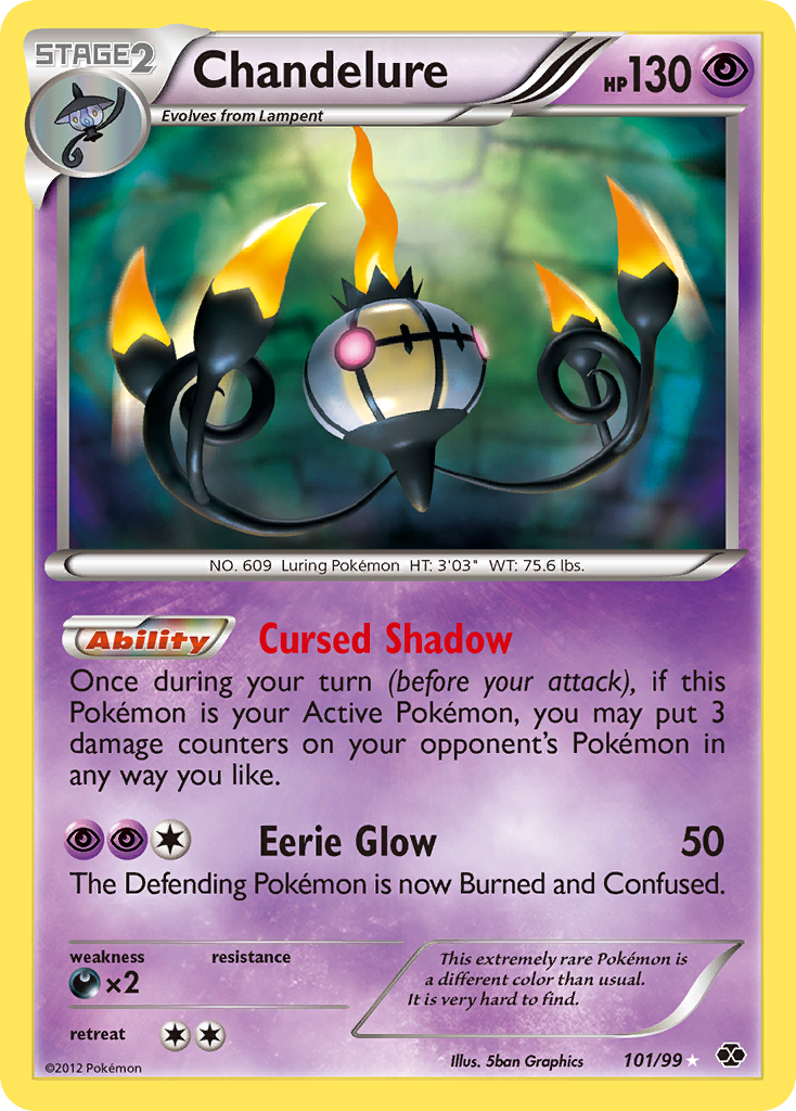 Chandelure (101/99) [Black & White: Next Destinies] | Mindsight Gaming