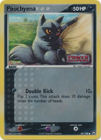 Poochyena (58/108) (Stamped) [EX: Power Keepers] | Mindsight Gaming