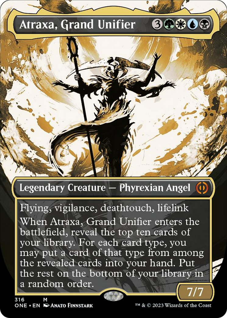 Atraxa, Grand Unifier (Borderless Ichor) [Phyrexia: All Will Be One] | Mindsight Gaming