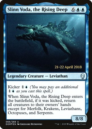 Slinn Voda, the Rising Deep [Dominaria Promos] | Mindsight Gaming