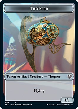 Cat Bird // Thopter Double-Sided Token [Starter Commander Decks] | Mindsight Gaming