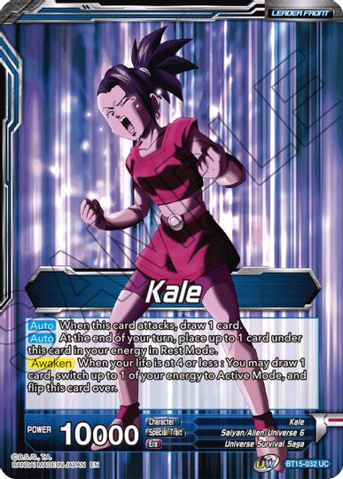 Kale // Kale, Demon of Universe 6 (BT15-032) [Saiyan Showdown Prerelease Promos] | Mindsight Gaming